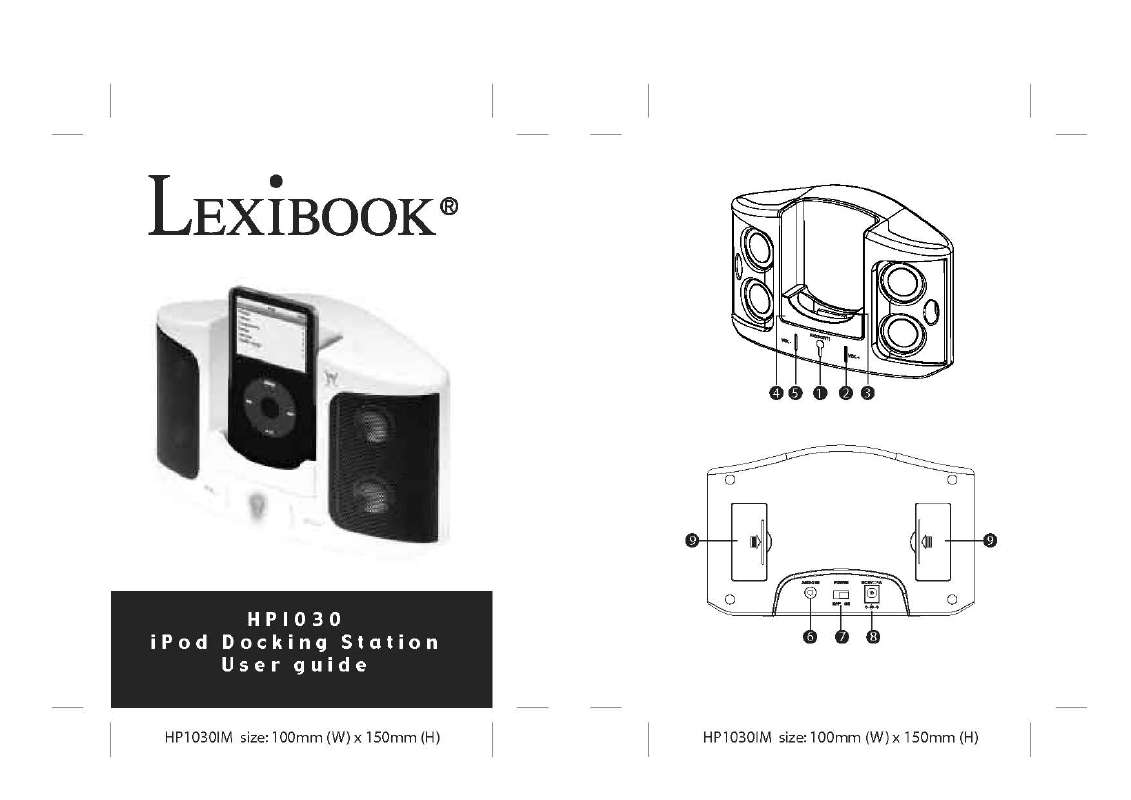 Guide utilisation  LEXIBOOK HPI030  de la marque LEXIBOOK