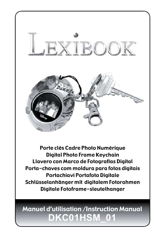 Guide utilisation  LEXIBOOK PORTE CLES CADRE PHOTO NUMERIQUE  de la marque LEXIBOOK
