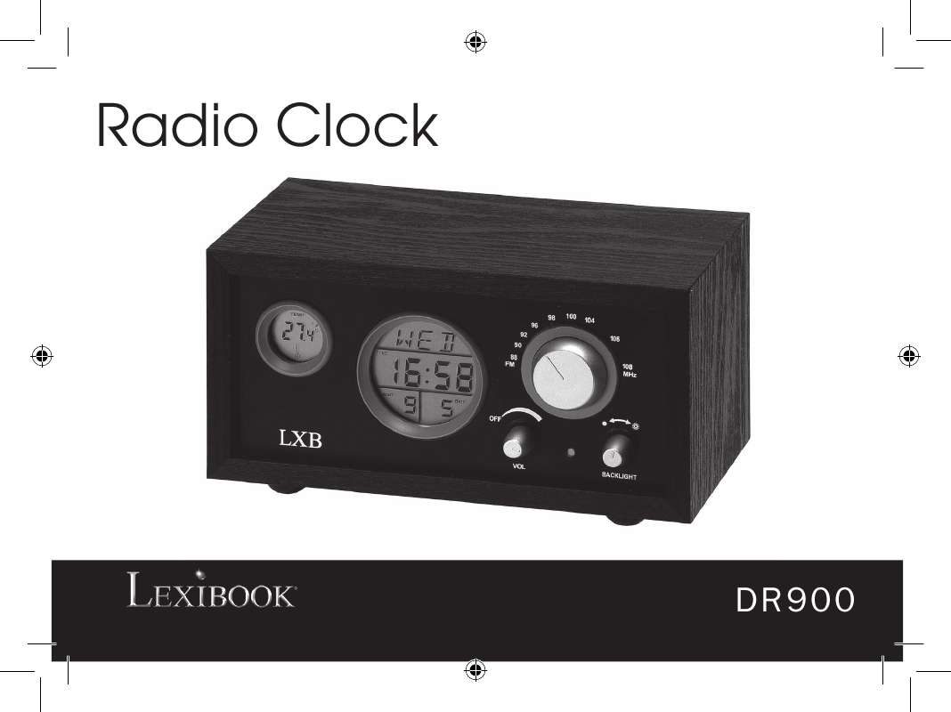 Guide utilisation  LEXIBOOK RADIO CLOCK  de la marque LEXIBOOK