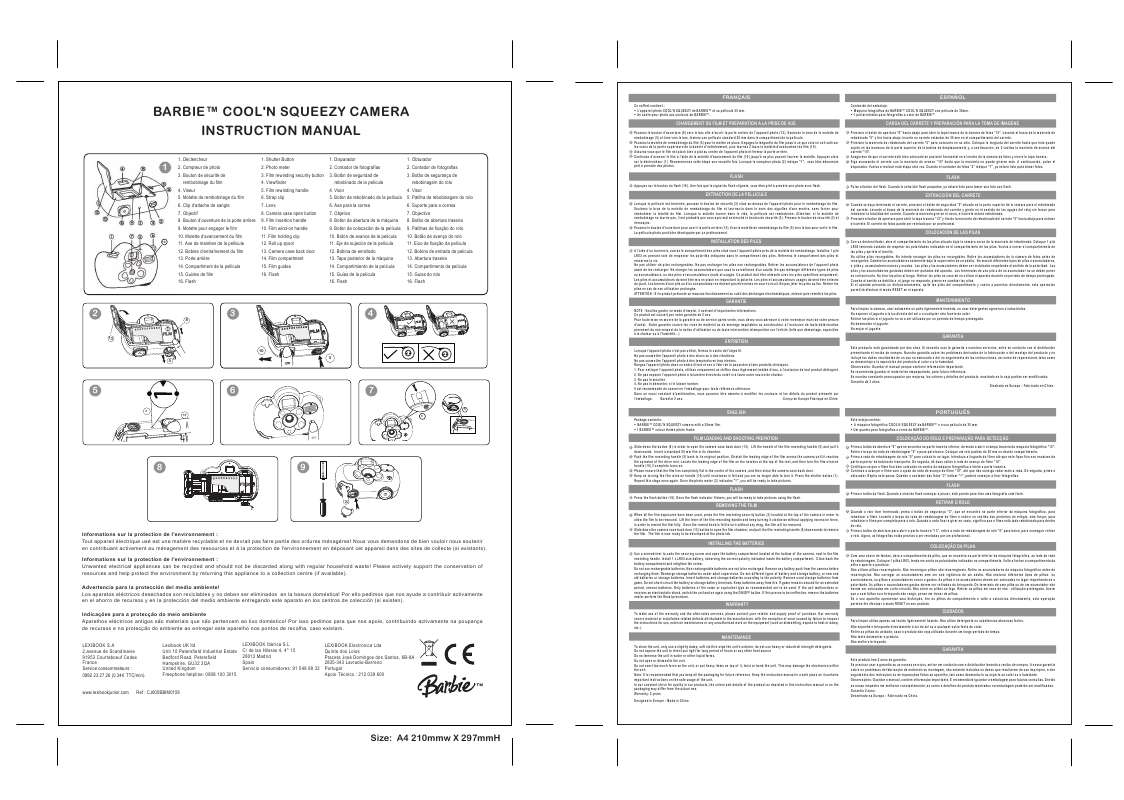 Guide utilisation  LEXIBOOK CJ605BB  de la marque LEXIBOOK