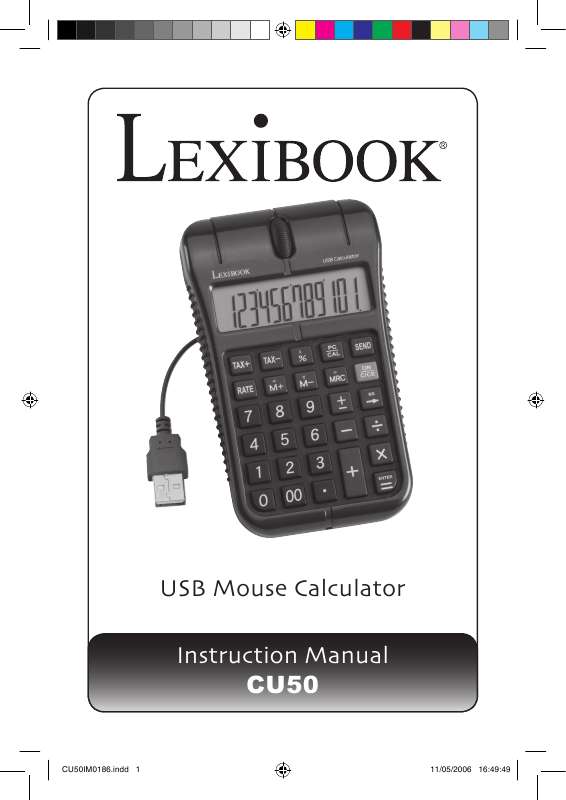 Guide utilisation  LEXIBOOK CU50  de la marque LEXIBOOK