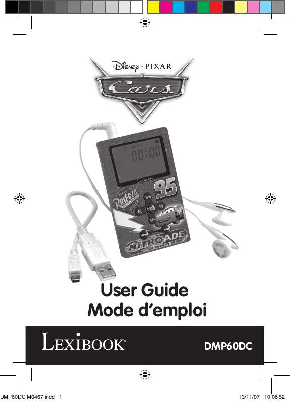 Guide utilisation  LEXIBOOK DMP60DC  de la marque LEXIBOOK