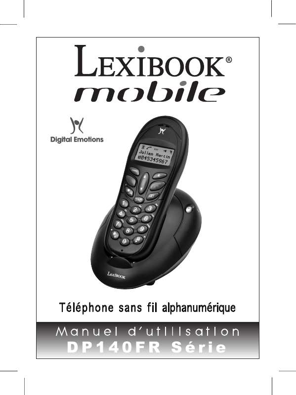 Guide utilisation  LEXIBOOK DP140FR  de la marque LEXIBOOK