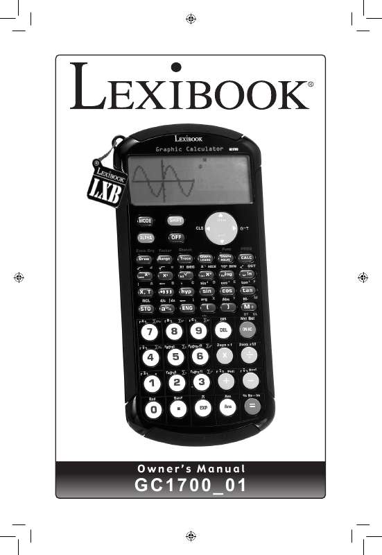 Guide utilisation  LEXIBOOK GC1700  de la marque LEXIBOOK