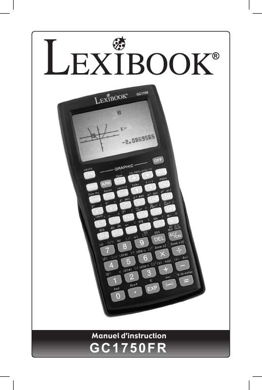 Guide utilisation  LEXIBOOK GC1750FR  de la marque LEXIBOOK