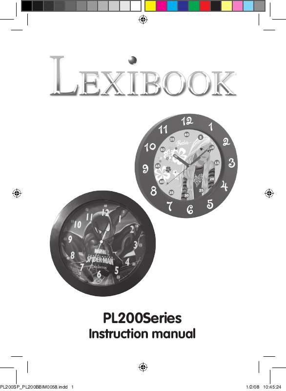 Guide utilisation  LEXIBOOK PL200  de la marque LEXIBOOK