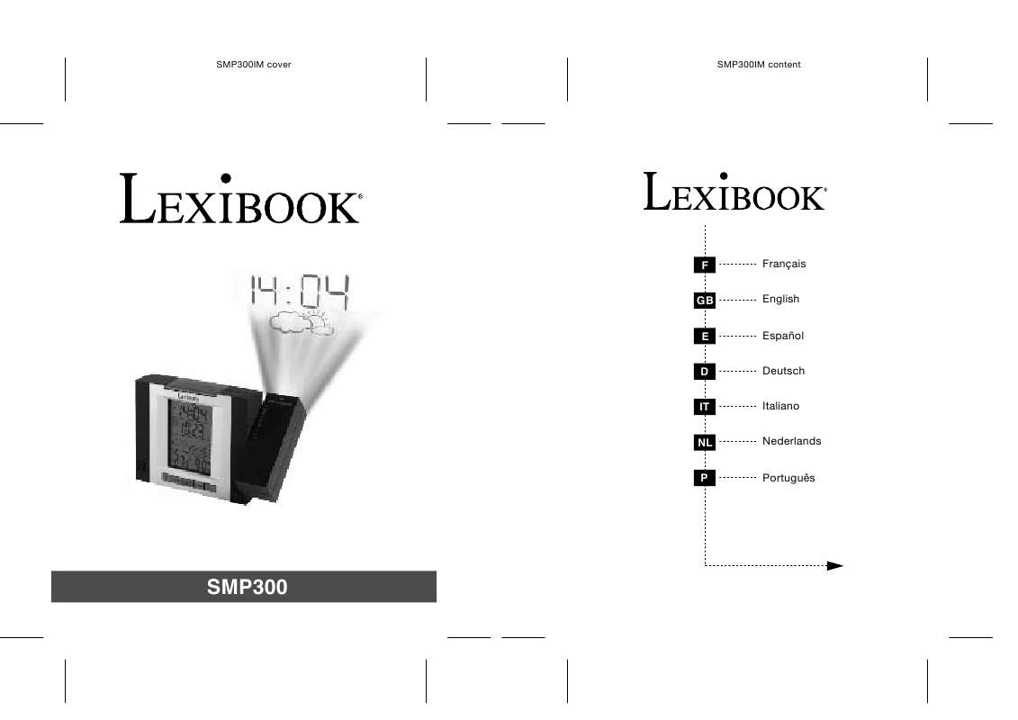 Guide utilisation  LEXIBOOK SMP300  de la marque LEXIBOOK