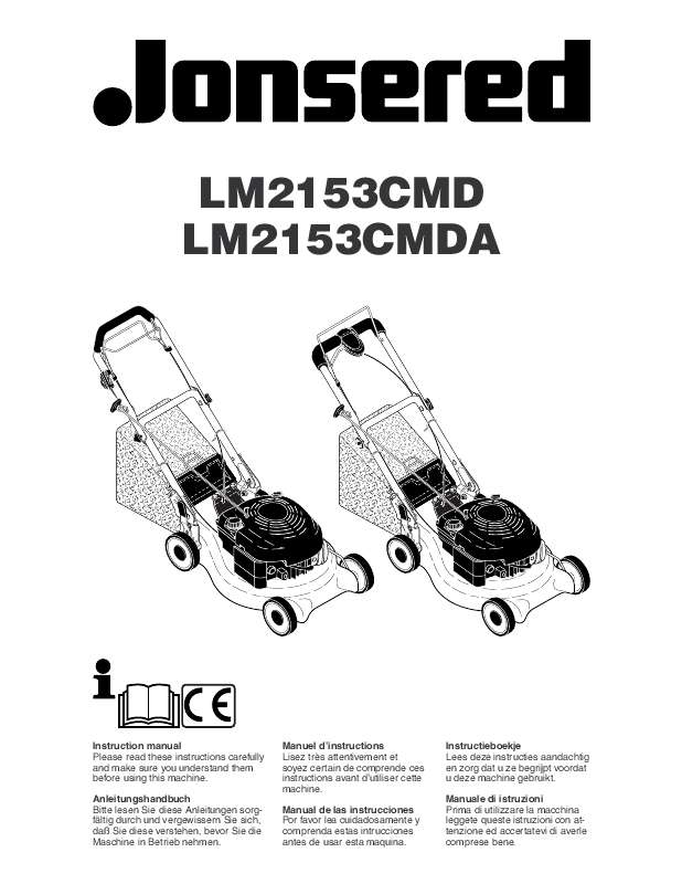 Guide utilisation JONSERED LM 2153 CMD  de la marque JONSERED