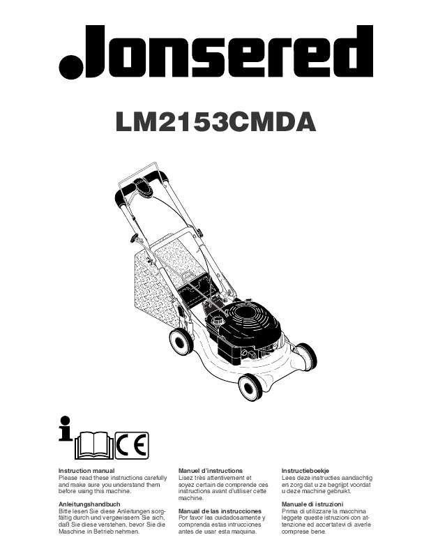 Guide utilisation JONSERED LM 2153 CMDA  de la marque JONSERED