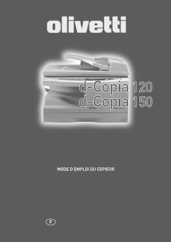 Guide utilisation  OLIVETTI D-COPIA 120  de la marque OLIVETTI