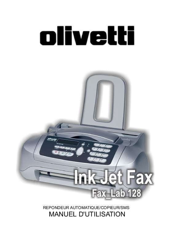 Guide utilisation  OLIVETTI FAX-LAB 128  de la marque OLIVETTI