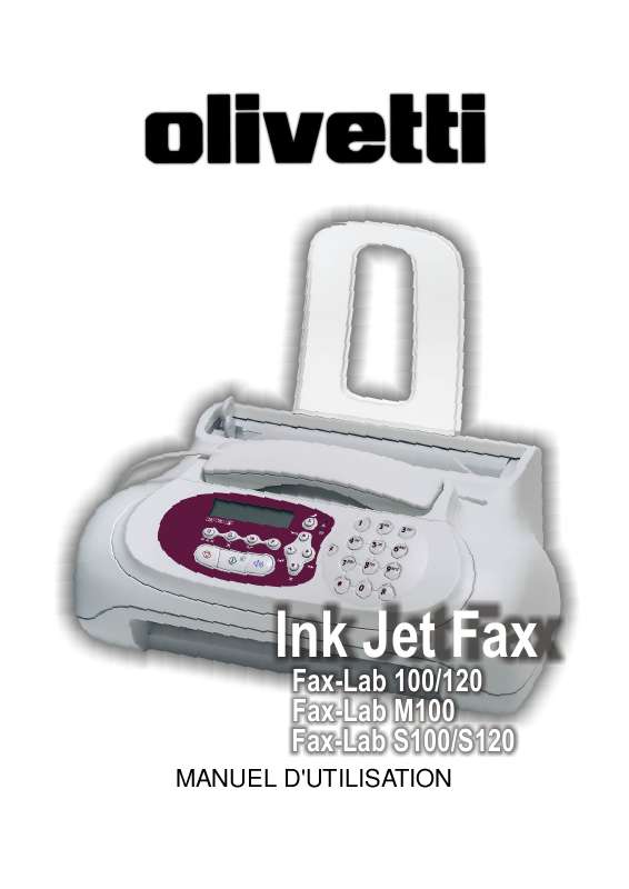 Guide utilisation  OLIVETTI FAX-LAB M100  de la marque OLIVETTI