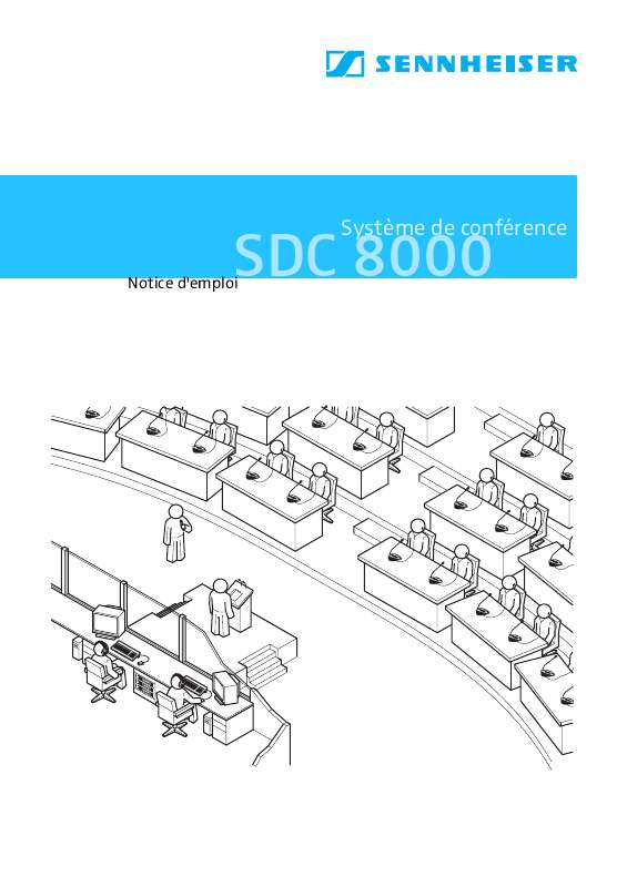 Guide utilisation  SENNHEISER SDC 8000 AO  de la marque SENNHEISER