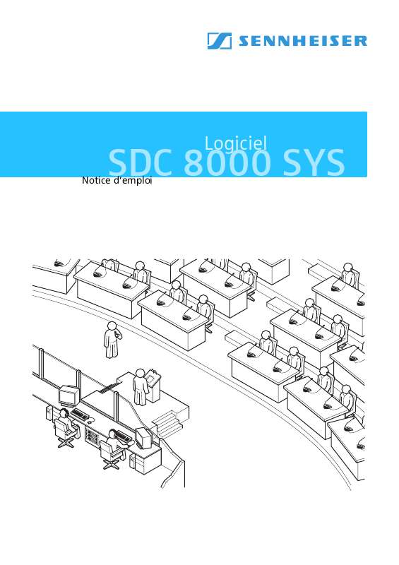 Guide utilisation  SENNHEISER SDC 8000 SYS  de la marque SENNHEISER