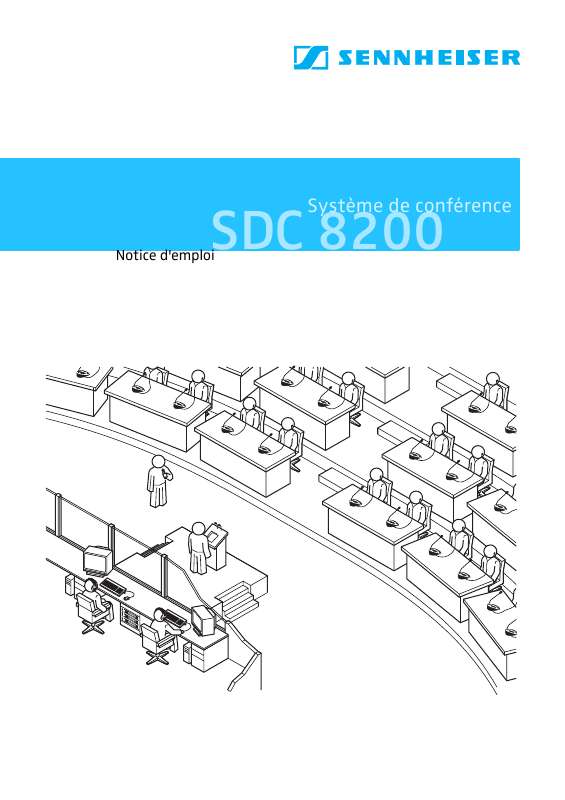Guide utilisation  SENNHEISER SDC 8200  de la marque SENNHEISER