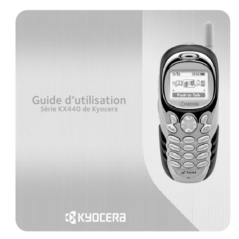 Guide utilisation KYOCERA KX440  de la marque KYOCERA