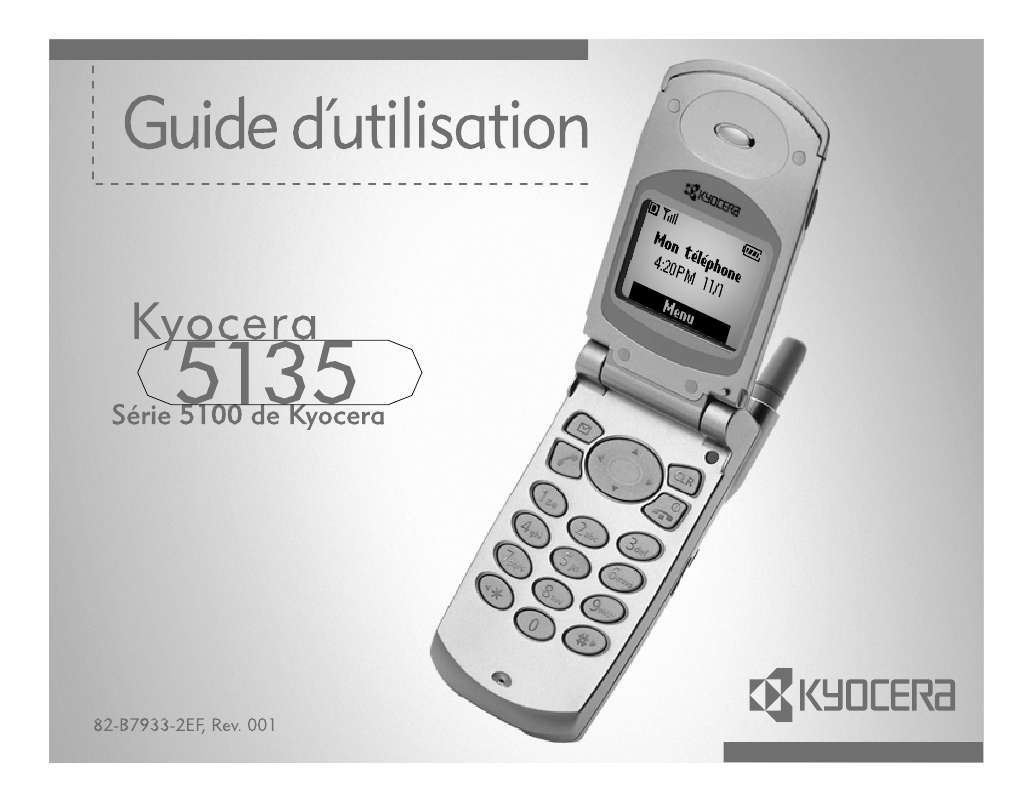 Guide utilisation KYOCERA 5135  de la marque KYOCERA