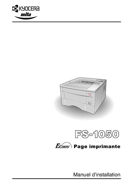 Guide utilisation KYOCERA FS-1050  de la marque KYOCERA
