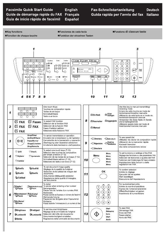 Guide utilisation KYOCERA FAX FS-1116MFP  de la marque KYOCERA