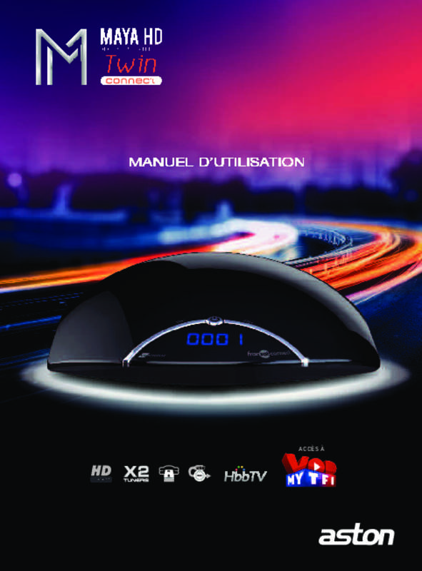 Guide utilisation ASTON MAYA HD TWIN HDMI 1.2M  de la marque ASTON