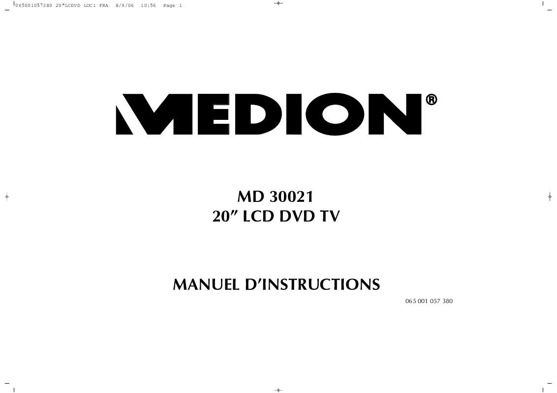 Guide utilisation MEDION BDA30021  de la marque MEDION