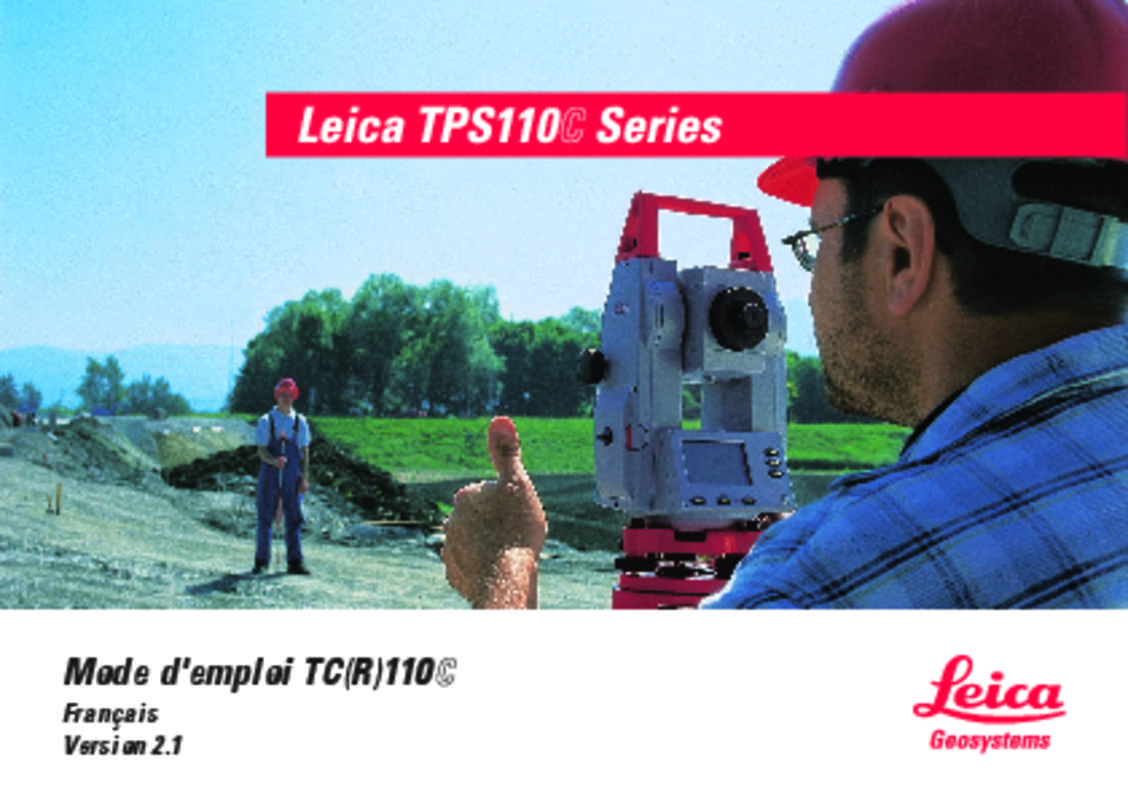 Guide utilisation LEICA TPS110C  de la marque LEICA