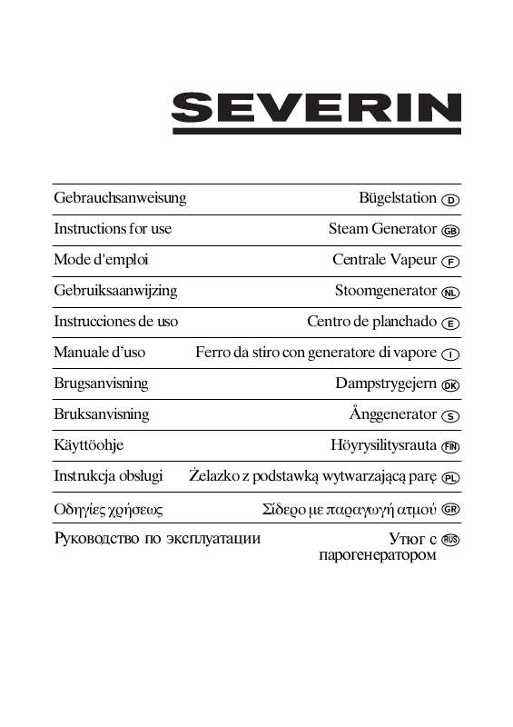 Guide utilisation  SEVERIN BA 3285  de la marque SEVERIN