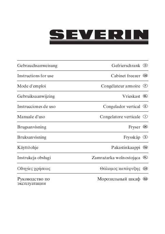 Guide utilisation  SEVERIN KS 9834  de la marque SEVERIN