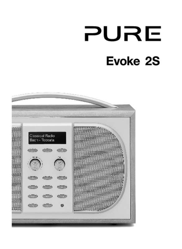 Guide utilisation PURE EVOKE 2-S  de la marque PURE