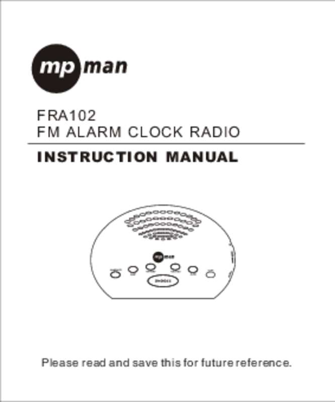 Guide utilisation MPMAN FRA 102  de la marque MPMAN