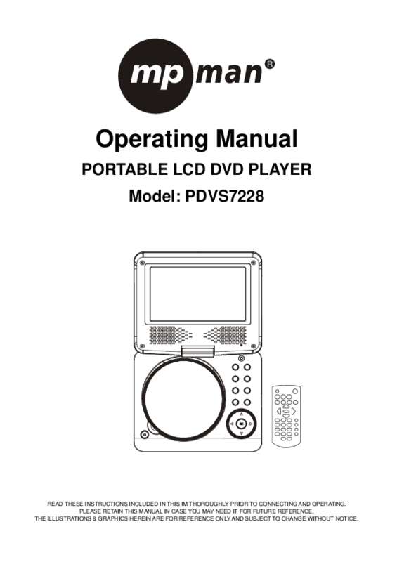 Guide utilisation MPMAN PDVS 7228  de la marque MPMAN