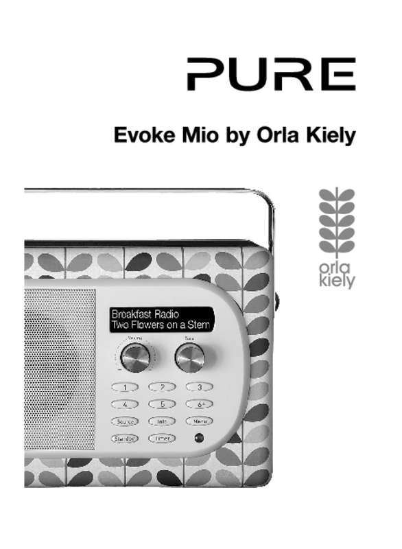 Guide utilisation PURE EVOKE MIO ORLA KIELY BUTTERCUP  de la marque PURE
