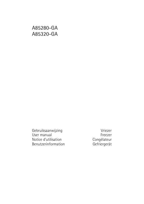 Guide utilisation AEG A85280-GA de la marque AEG