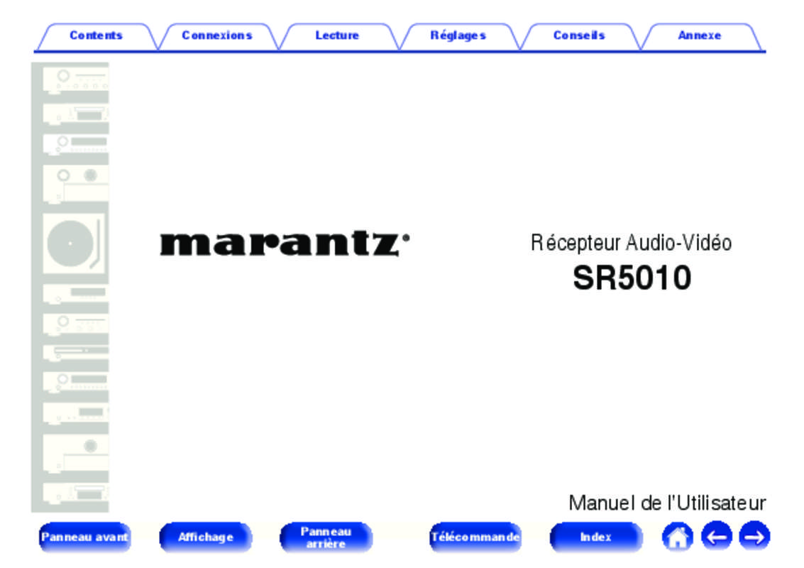 Guide utilisation MARANTZ SR5010  de la marque MARANTZ