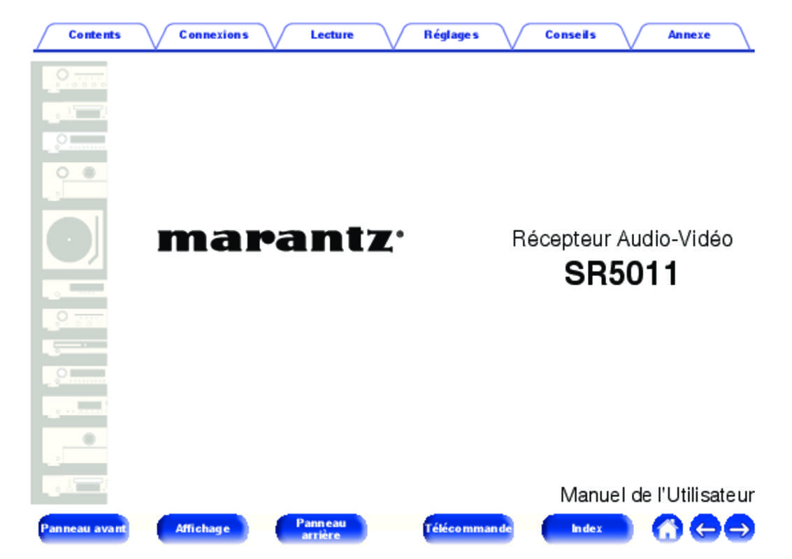 Guide utilisation MARANTZ SR5011  de la marque MARANTZ