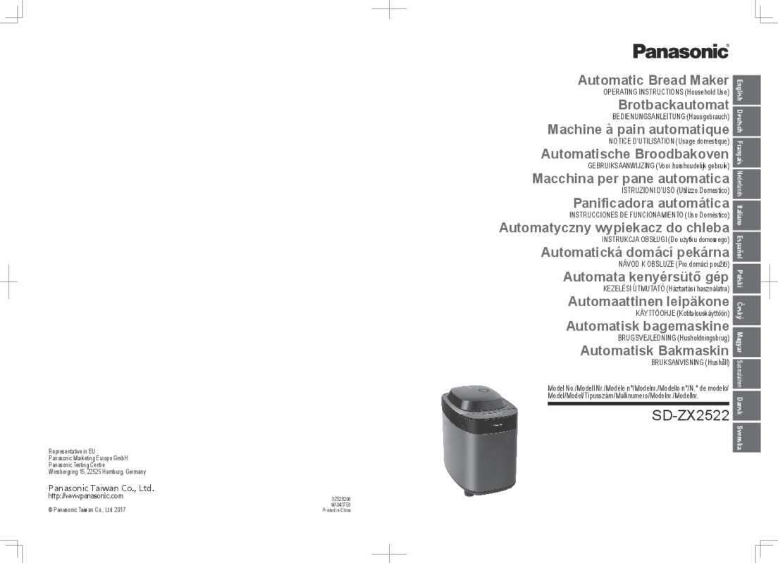 Guide utilisation PANASONIC SDZX2522 de la marque PANASONIC