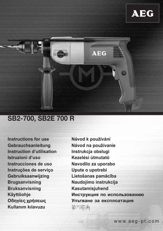 Guide utilisation  AEG SB2-700  de la marque AEG
