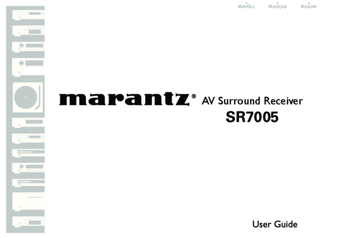 Guide utilisation MARANTZ SR7005  de la marque MARANTZ