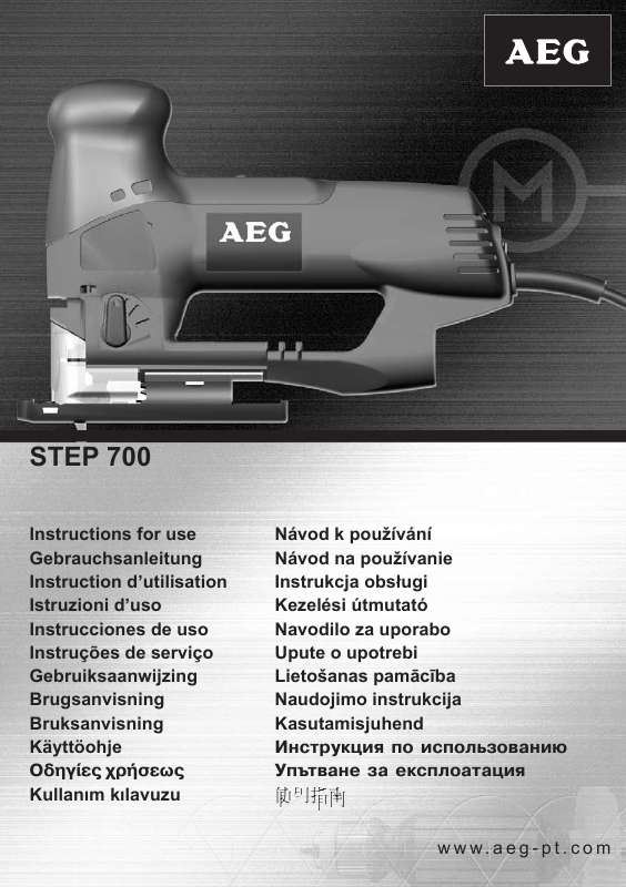 Guide utilisation  AEG STEP 700  de la marque AEG