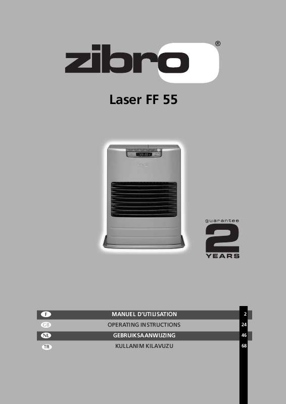 Guide utilisation  ZIBRO LASER FF 55  de la marque ZIBRO