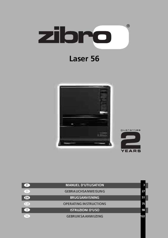 Guide utilisation  ZIBRO LASER56  de la marque ZIBRO