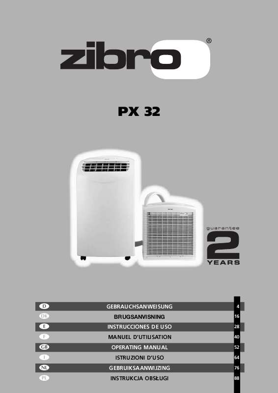 Guide utilisation  ZIBRO PX32  de la marque ZIBRO