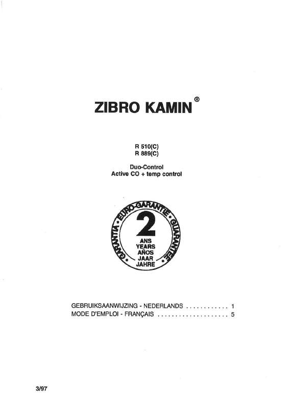 Guide utilisation  ZIBRO R510C  de la marque ZIBRO
