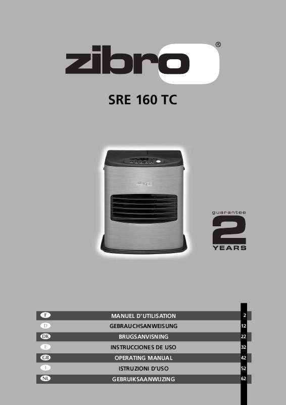 Guide utilisation  ZIBRO SRE 160 TC  de la marque ZIBRO
