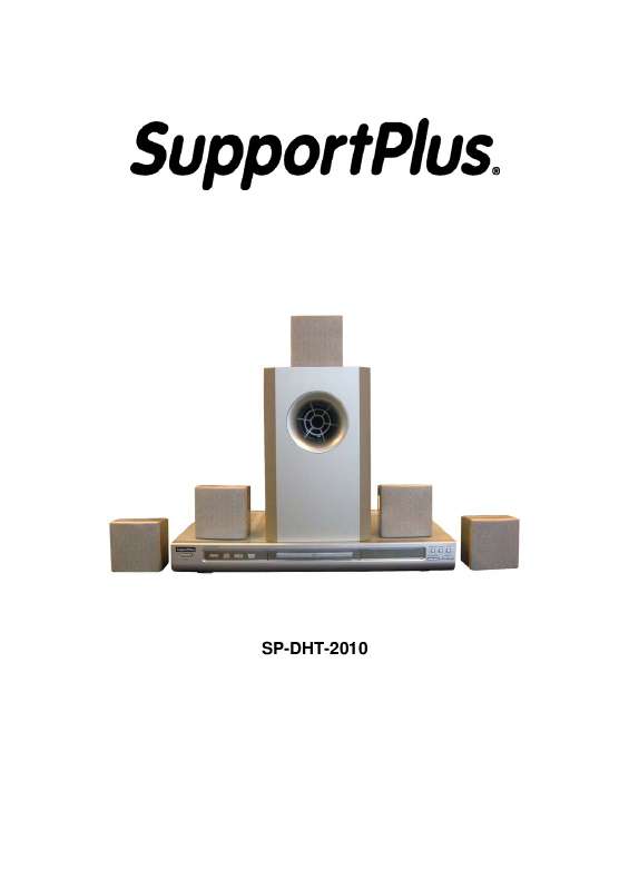 Guide utilisation SUPPORTPLUS CHAINE HIFI SP-DHT-2010  de la marque SUPPORTPLUS