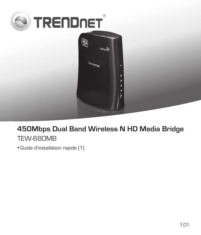 Guide utilisation TRENDNET TEW-680MB  de la marque TRENDNET