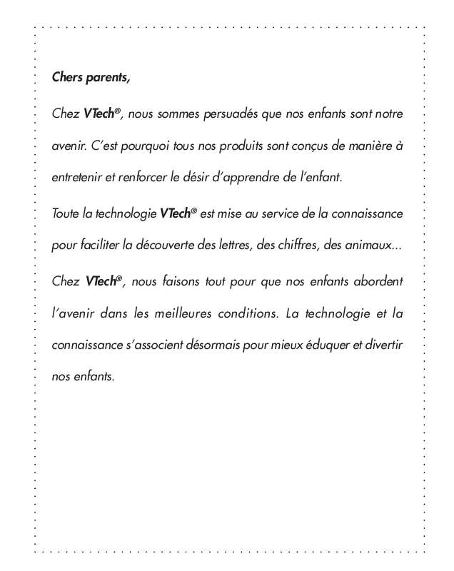 Guide utilisation VTECH ALLO LES AMIS !  de la marque VTECH