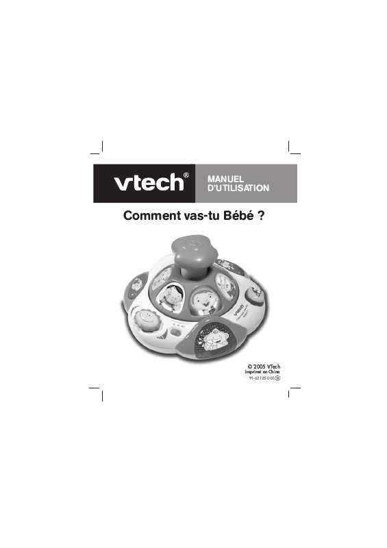 Guide utilisation VTECH COMMENT VAS TU BEBE  de la marque VTECH