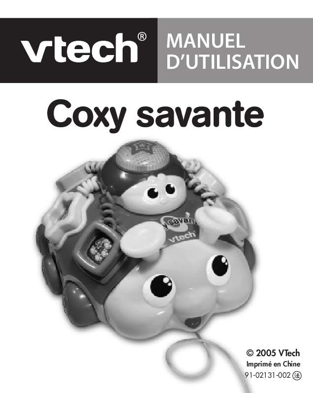 Guide utilisation VTECH COXY SAVANTE  de la marque VTECH