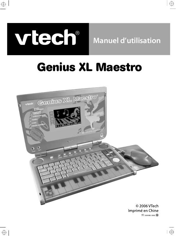 Guide utilisation VTECH GENIUS XL MAESTRO  de la marque VTECH